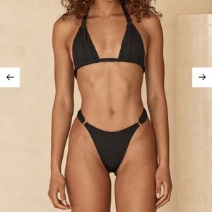 Monday swimwear black bikini